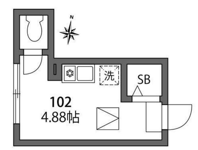 グラード氷川台の間取り
