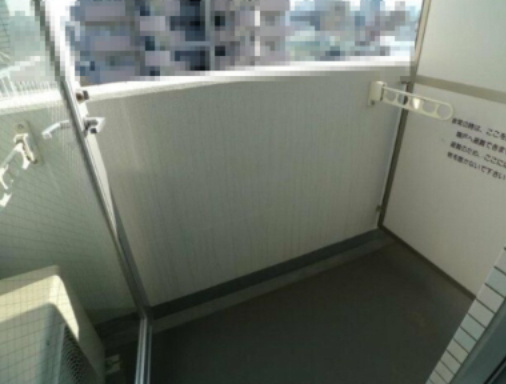 墨田区本所２丁目の賃貸マンションのバルコニー