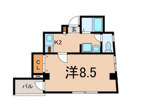 ルミエール堀留の間取り