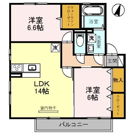 エルビエントの間取り