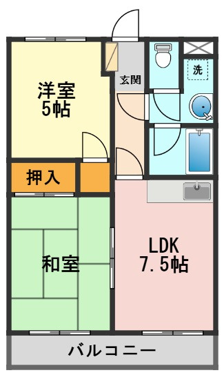 パークサイドハイツの間取り