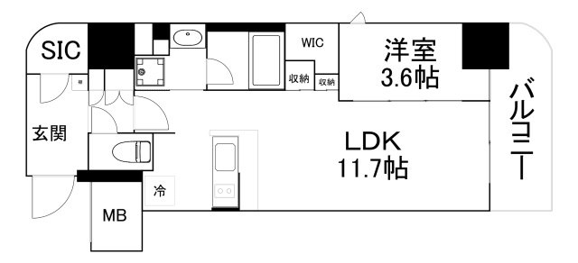 【間取り】 | コンフォリア・リヴ北浜淡路町