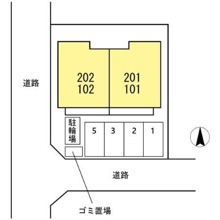 ボン・ファブールの区画図