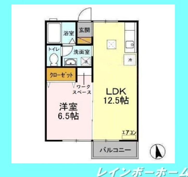 仲介手数料（賃料の1.10ヵ月）の50％OFF対象物件！の間取り