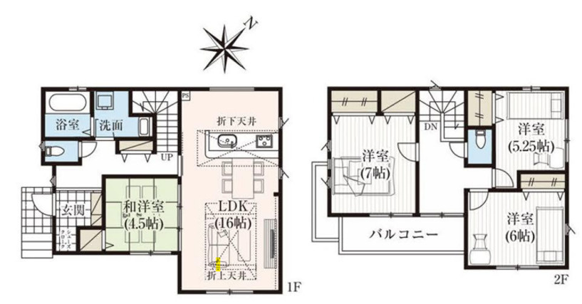 千葉市稲毛区宮野木町　新築分譲住宅　1号棟