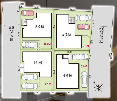 千葉市稲毛区宮野木町　新築分譲住宅　1号棟