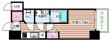 【間取り】 | ファーストフィオーレ九条