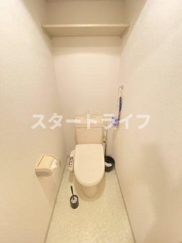 大阪市東淀川区柴島１丁目の賃貸マンションのトイレ