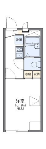 レオパレスフィレンツェ赤坂Ⅰの間取り