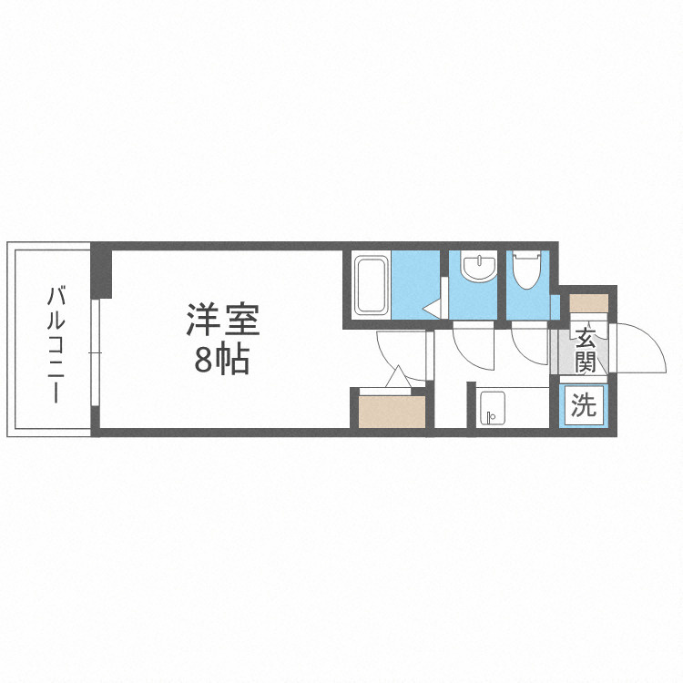 S-RESIDENCE福島grandeの間取り