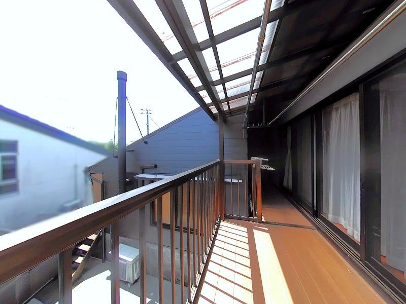 高知市春野町平和 中古戸建てのバルコニー