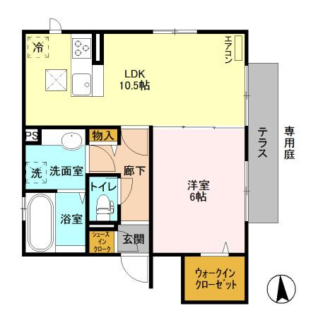 アイビーコートＴの間取り
