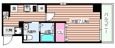 【間取り】 | コンフォータブル阿波座