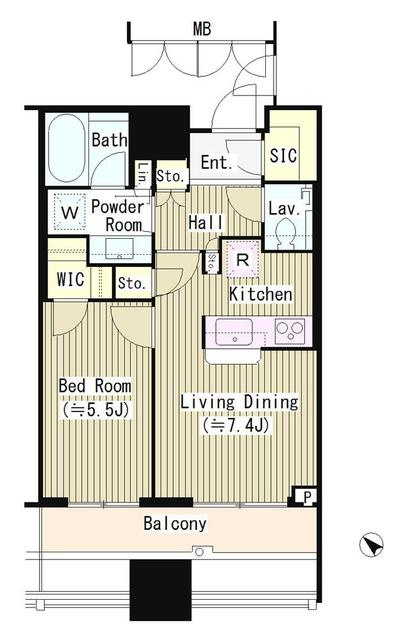 ＣＡＰＩＴＡＬ　ＧＡＴＥ　ＰＬＡＣＥ　ザ・タワーの間取り