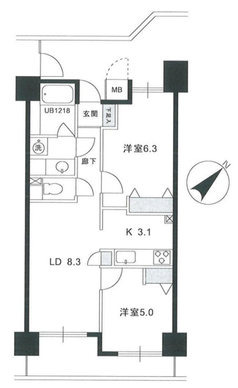 【間取り】 | アーバンビュー中野