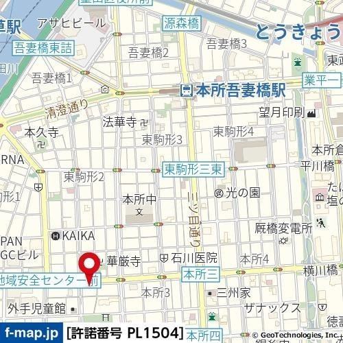 リガーレ本所吾妻橋の地図