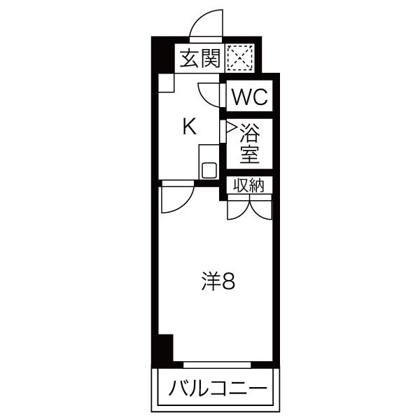 シティライフ名駅の間取り