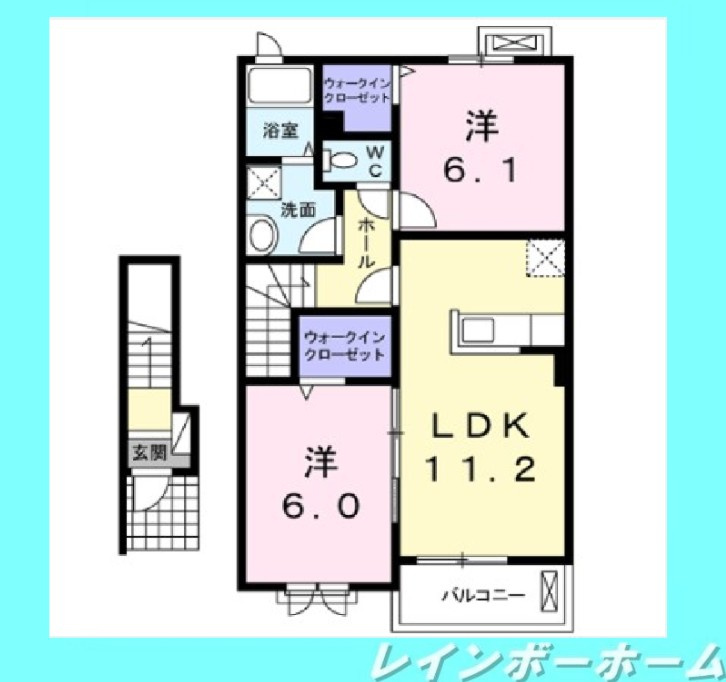 特典：仲介手数料が50％OFFです‼の間取り