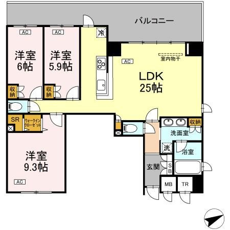 サンジョイアゼロの間取り