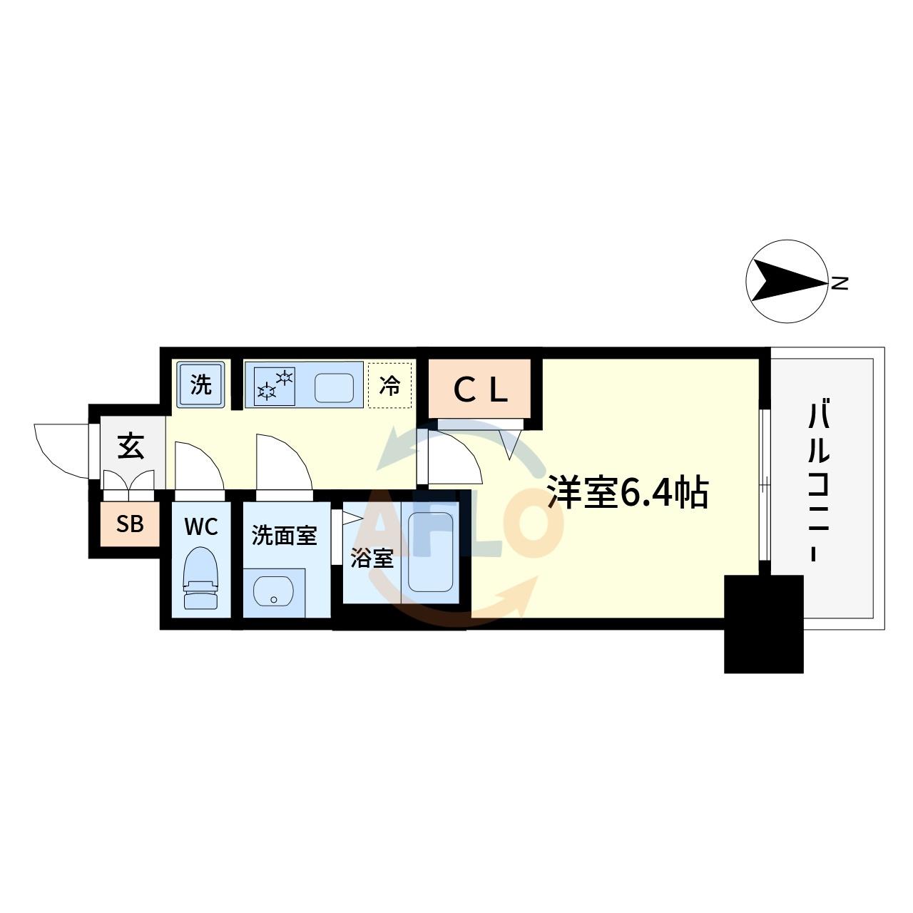 プレサンス堺筋本町エグゼブランの間取り|プレサンス堺筋本町エグゼブラン　間取り