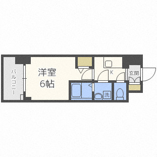 エスリード中之島ザ・コアの間取り