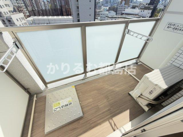 レオンコンフォート桜ノ宮のバルコニー