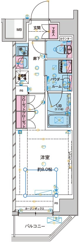 GENOVIA北池袋Ⅱの間取り