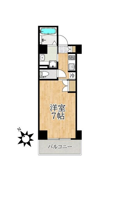 ステーションタワーウラヤスの間取り