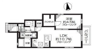 【間取り】 | シェソワ経堂B