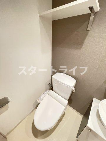 大阪市淀川区木川東２丁目の賃貸マンションのトイレ