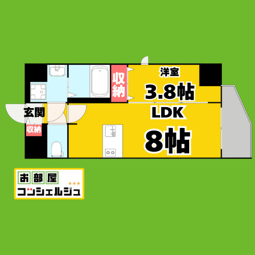 メイクス城西レジデンスの間取り