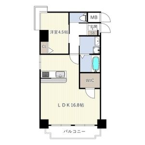 マンション津坂の間取り