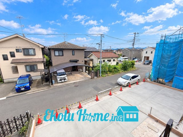 新築戸建て　あきる野市原小宮　全2棟　2号棟の展望|2026年9月撮影　※空はCG加工しています。