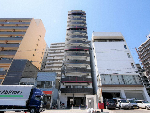 ラシュレエグゼ夕陽丘の外観