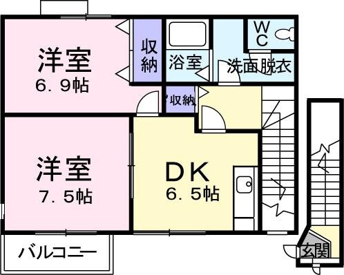 【間取り】 | オーブリー栗熊