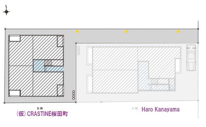 Core Kanayama（コアカナヤマ）の区画図