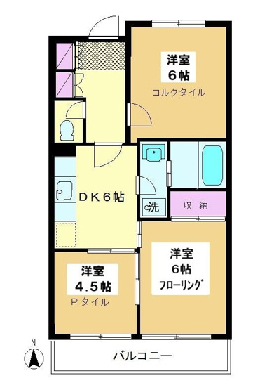 【間取り】 | コンセールドミ