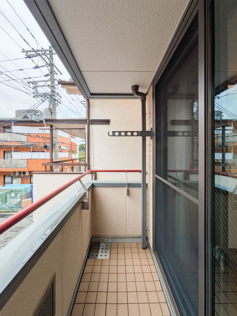 吹田市泉町５丁目戸建てのバルコニー