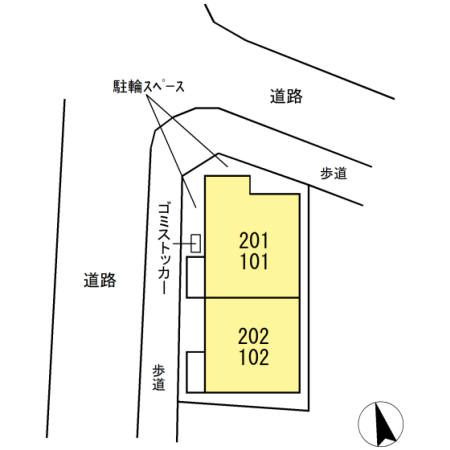 フルールの区画図