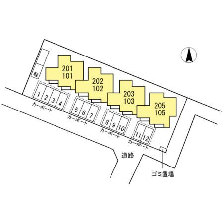 D's上津の区画図