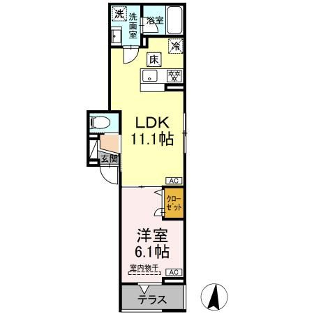 セレスティア東小岩Ⅱの間取り