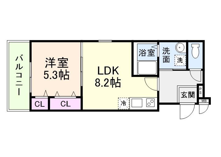 LARIZIEREiの間取り