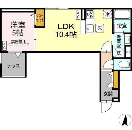 セレスティア東小岩Ⅱの間取り