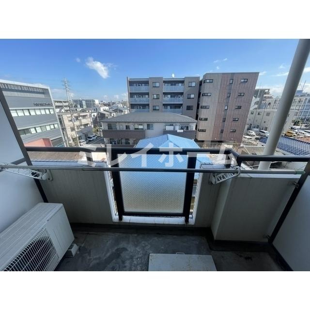 Navi多摩川のバルコニー