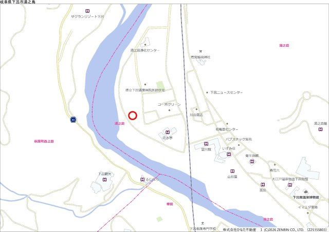26/9/16NEW　戸建　下呂市湯之島　3200万の地図
