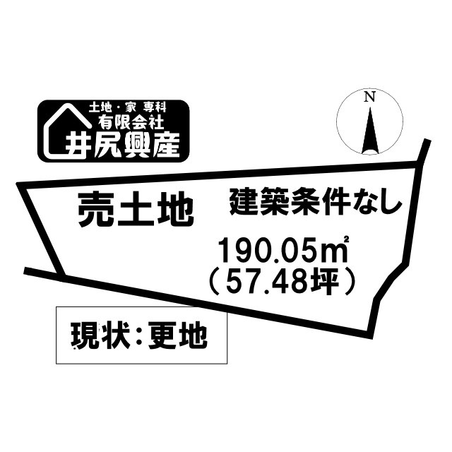 岩出市中島　売土地の土地図