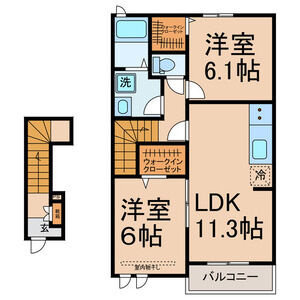 フェリーチェ瀬古東の間取り