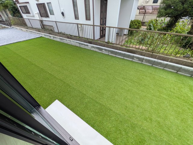 つくば市高野台3丁目10番　新築戸建　A号棟の庭