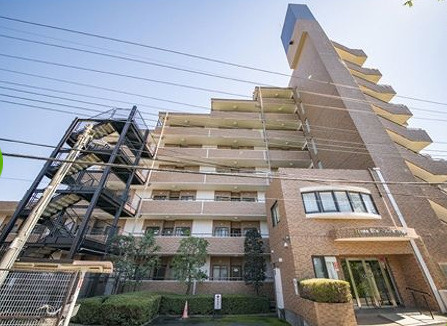 ライオンズマンション川越の外観|外観は落ち着いています