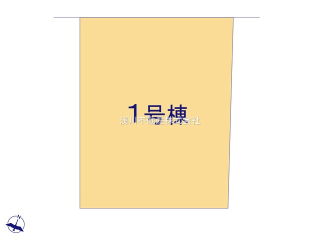八王子市　下柚木　新築一戸建て　１期の区画図|～北西側28ｍ道路に面している整形地～
